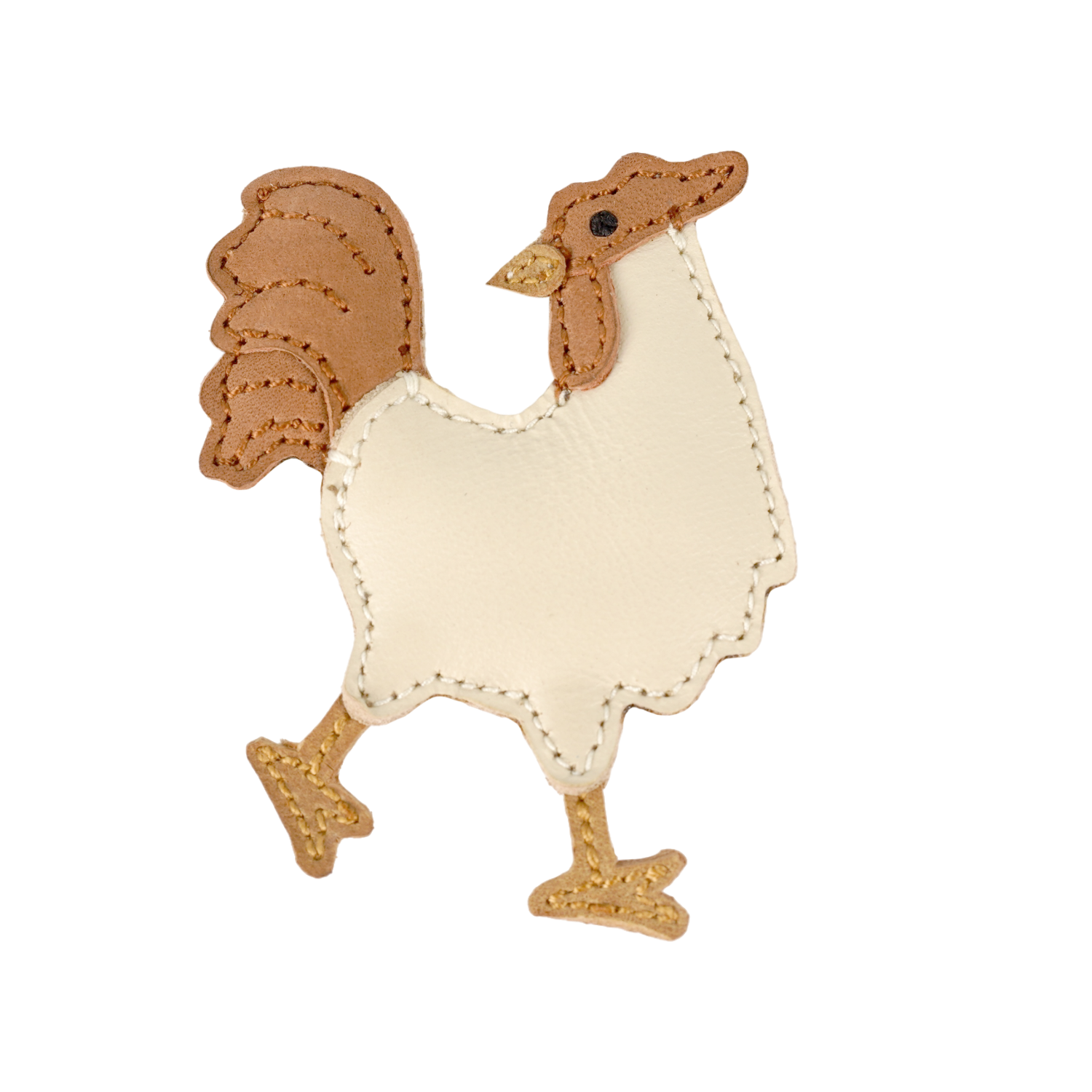 Chiem Clip | Rooster | Cream Leather