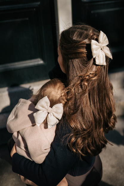 Klasina Clip | Ivory - Off-White Striped