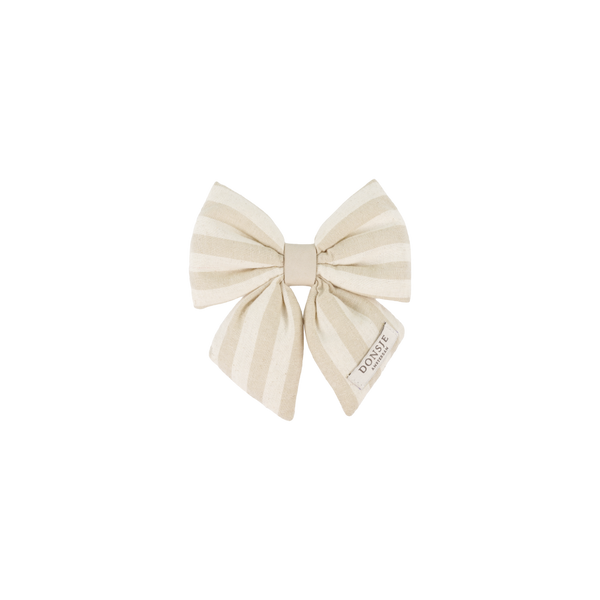 Klasina Clip | Ivory - Off-White Striped