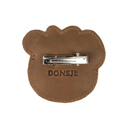 Stanzen Clip | Cowboy Bear | Cognac Classic Leather