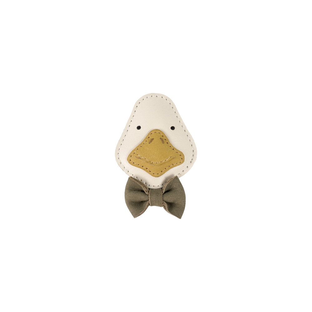 Stanzen Clip | Goose | Off White Leather