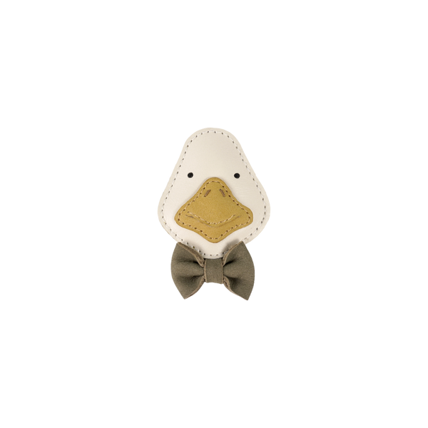 Stanzen Clip | Goose | Off White Leather