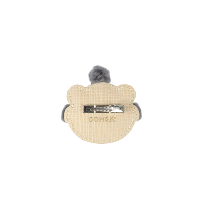Stanzen Clip | Polar Bear | Cream Scored Leather