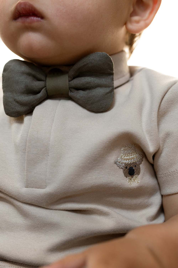 Murro Bow Tie | Stone Green