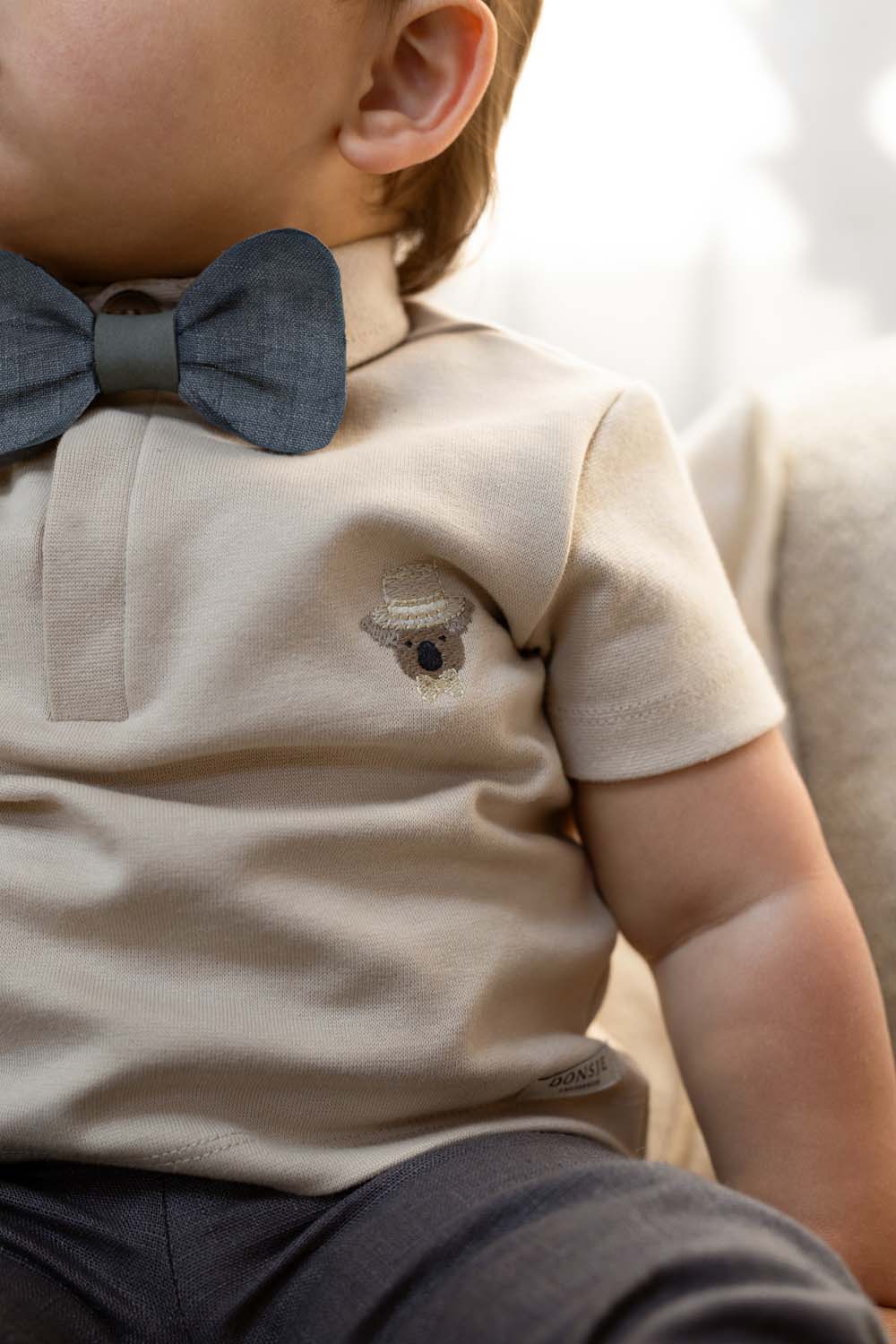 Murro Bow Tie | Steel Blue Melange