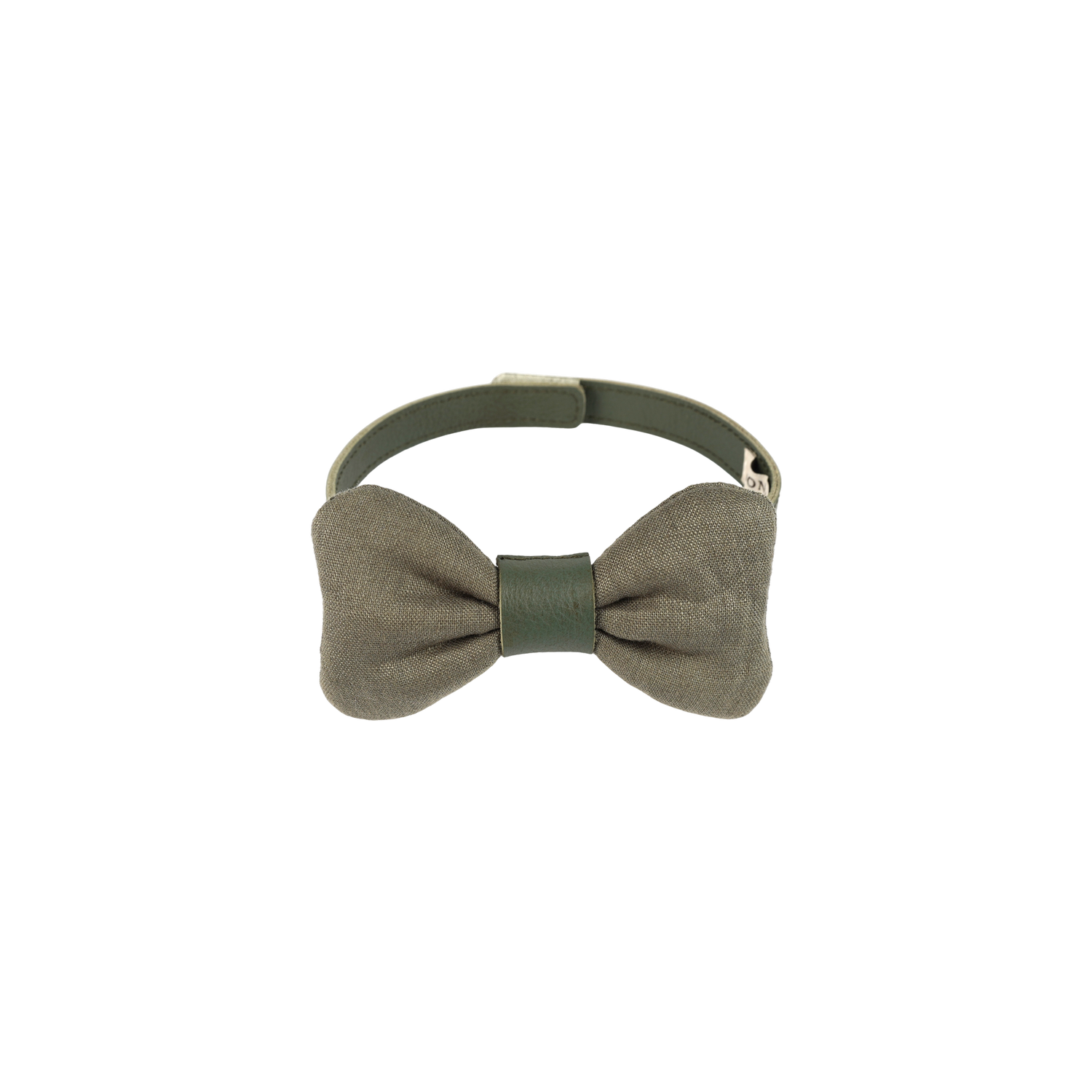 Murro Bow Tie | Olive Leather