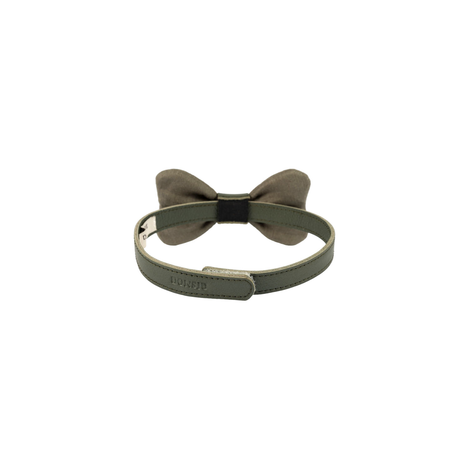 Murro Bow Tie | Olive Leather