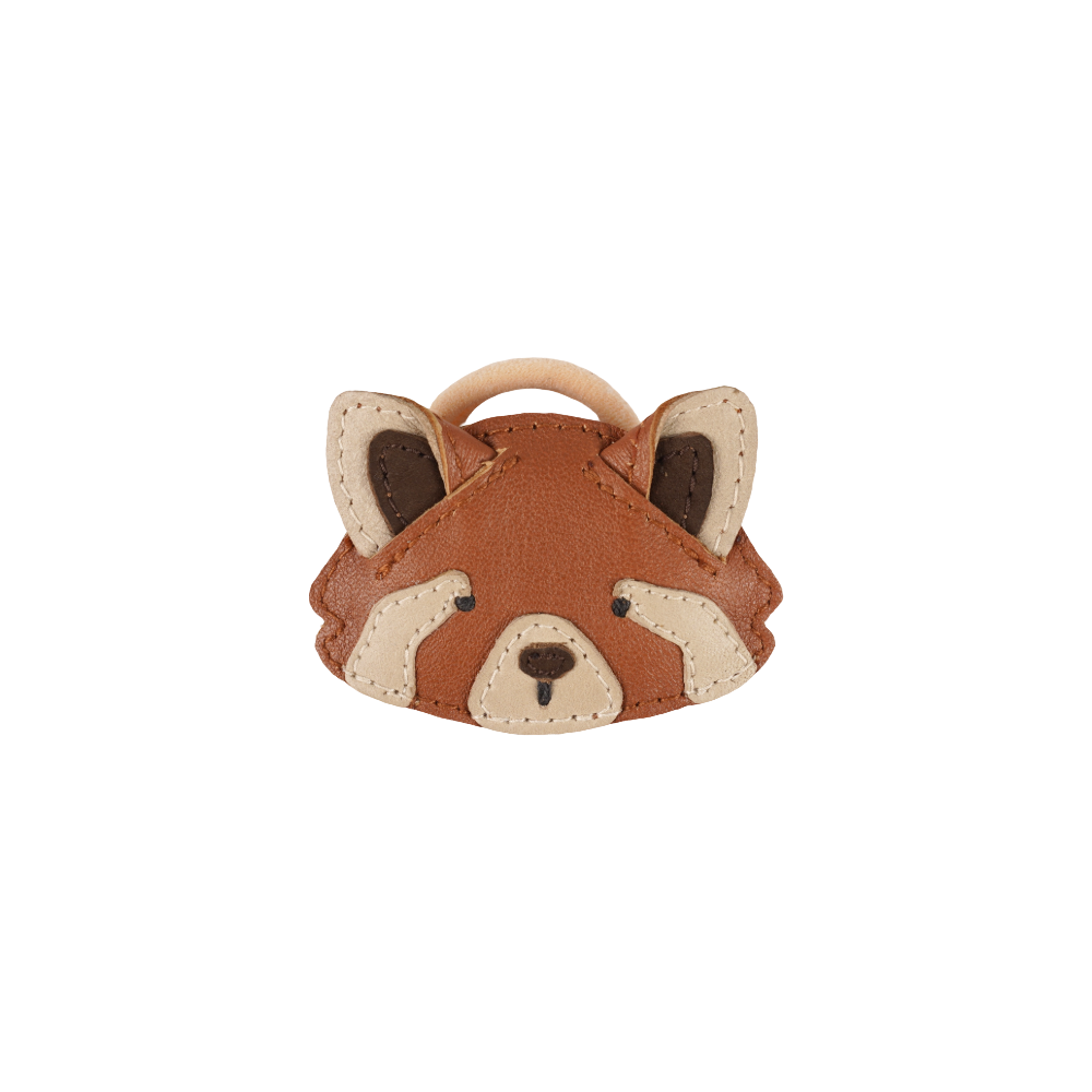 Josy Special Hair Tie | Red Panda | Maple Leather