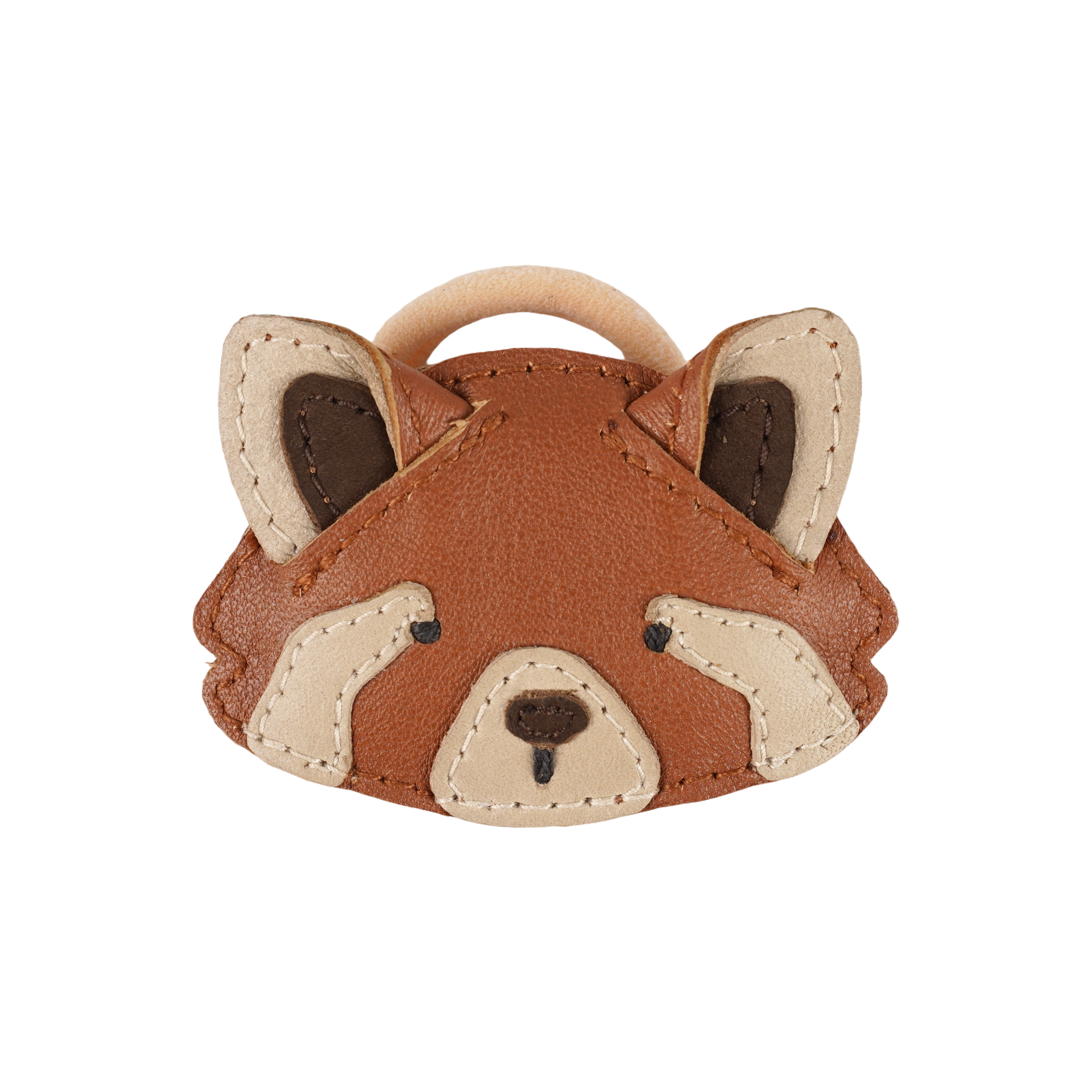 Josy Special Hair Tie | Red Panda | Maple Leather