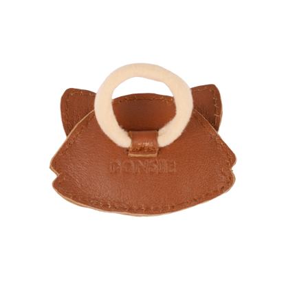 Josy Special Hair Tie | Red Panda | Maple Leather