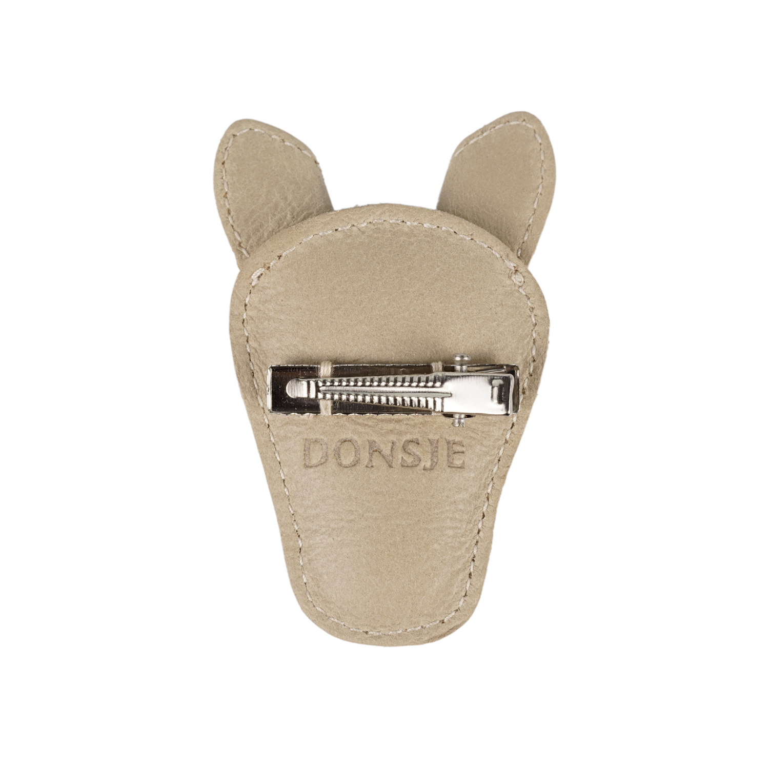 Josy Special Hairclip | Horse | Ivory Classic Leather