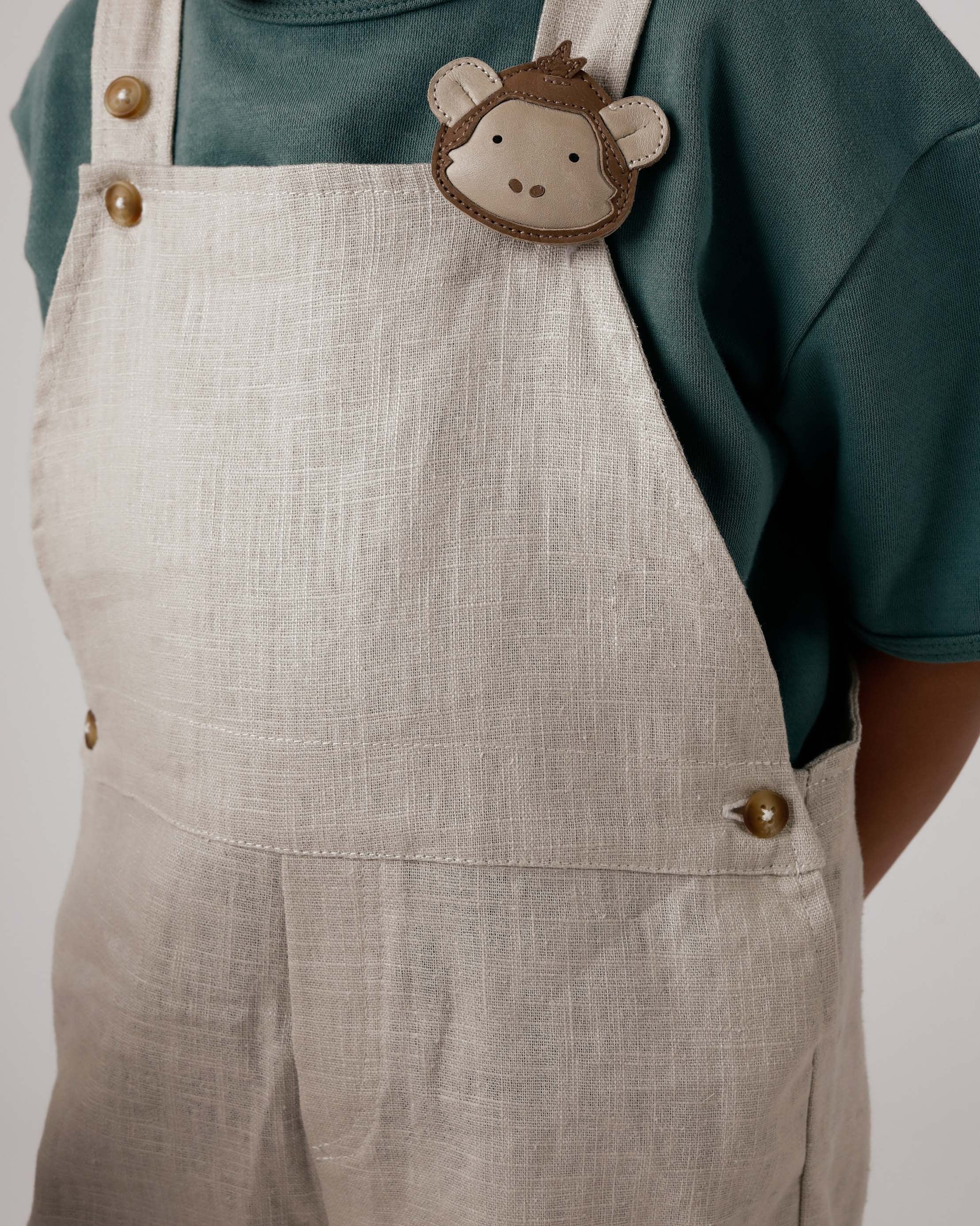Josy Special Hairclip | Monkey | Truffle Nubuck – Donsje Amsterdam