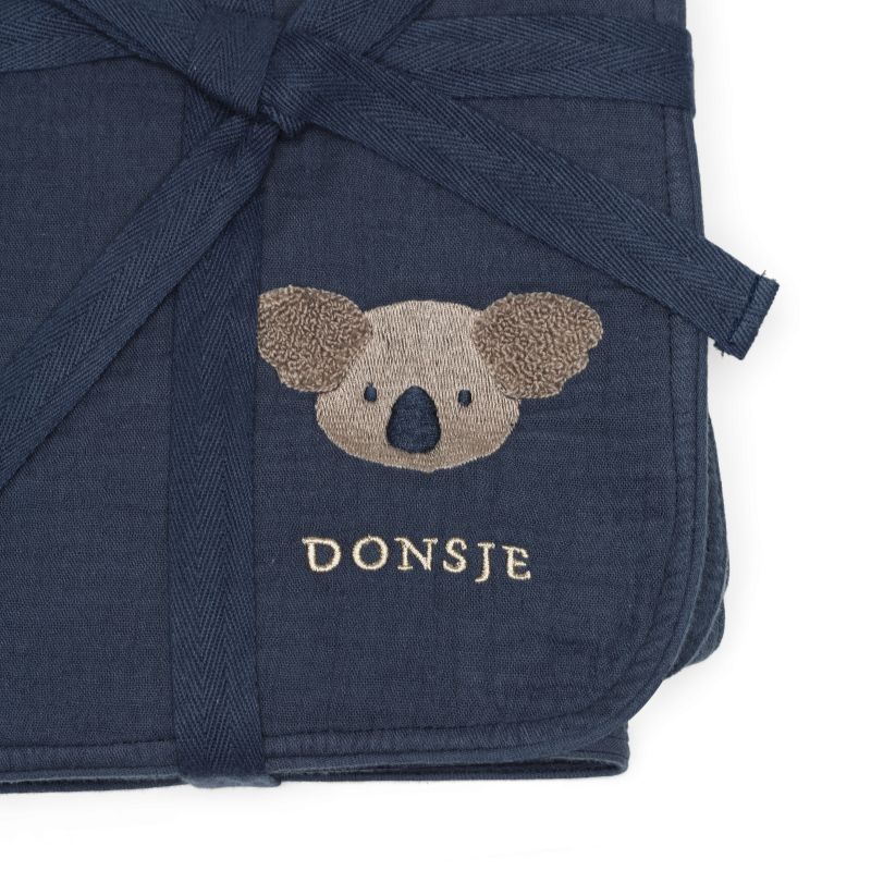 Ploekie Muslin Blanket XL | Koala | Blue Marine