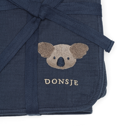 Ploekie Muslin Blanket XL | Koala | Blue Marine