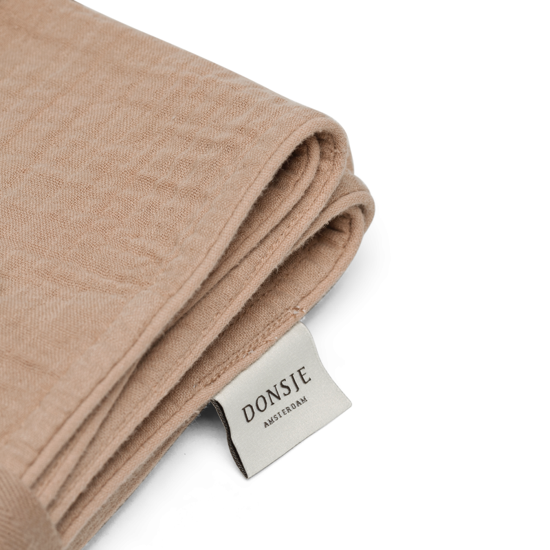 Ploekie Muslin Blanket XL | Fluffy Bunny | Rose Mocha