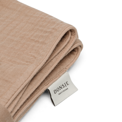 Ploekie Muslin Blanket XL | Fluffy Bunny | Rose Mocha