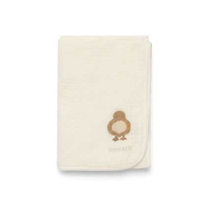 Ploekie Muslin Blanket XL | Duckling | Warm White