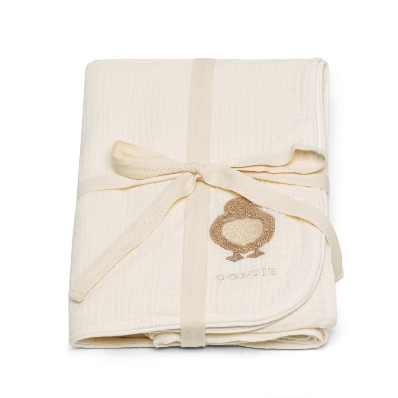 Ploekie Muslin Blanket XL | Duckling | Warm White