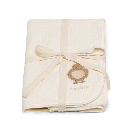 Ploekie Muslin Blanket XL | Duckling | Warm White