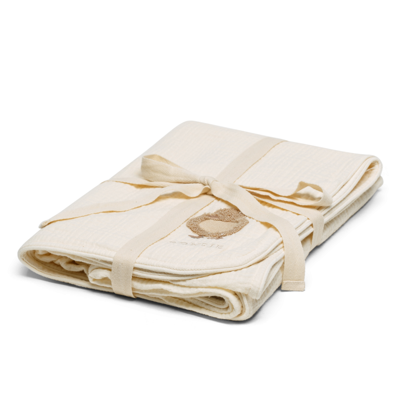 Ploekie Muslin Blanket XL | Duckling | Warm White