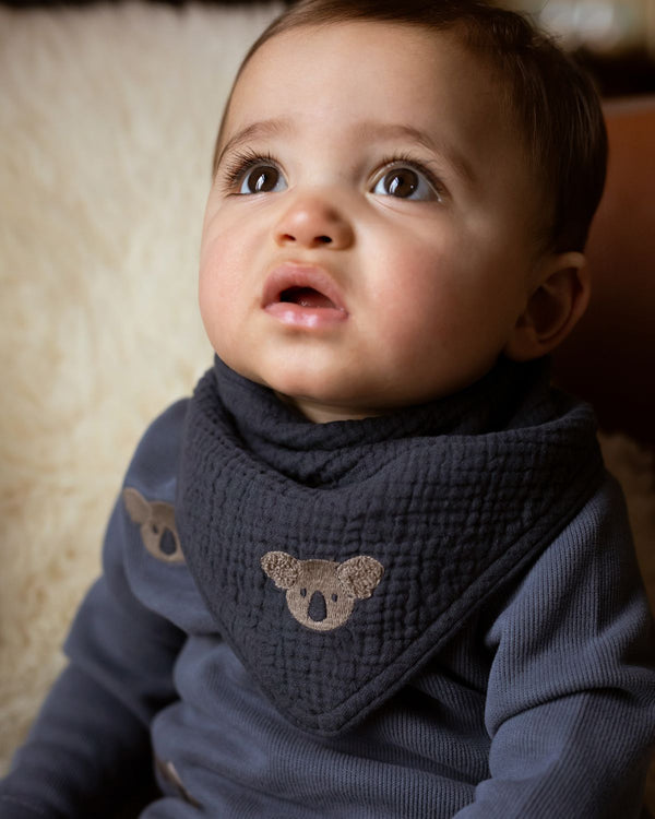 Bintje Bib | Koala | Blue Marine
