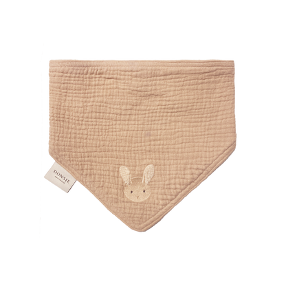 Bintje Bib | Fluffy Bunny | Rose Mocha