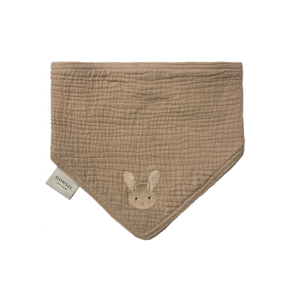 Bintje Bib | Fluffy Bunny | Rose Mocha