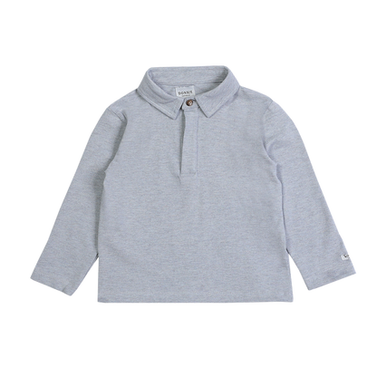 Bartus Blouse | Light Grey Melange