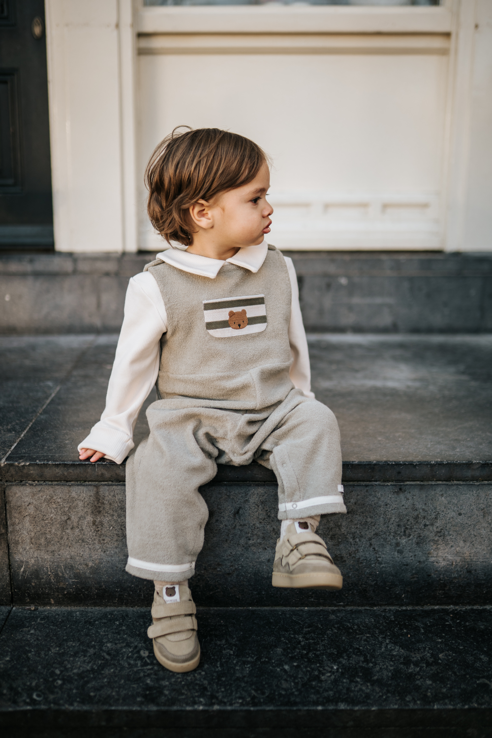 Pivalo Sneakers | Bear | Taupe Suede