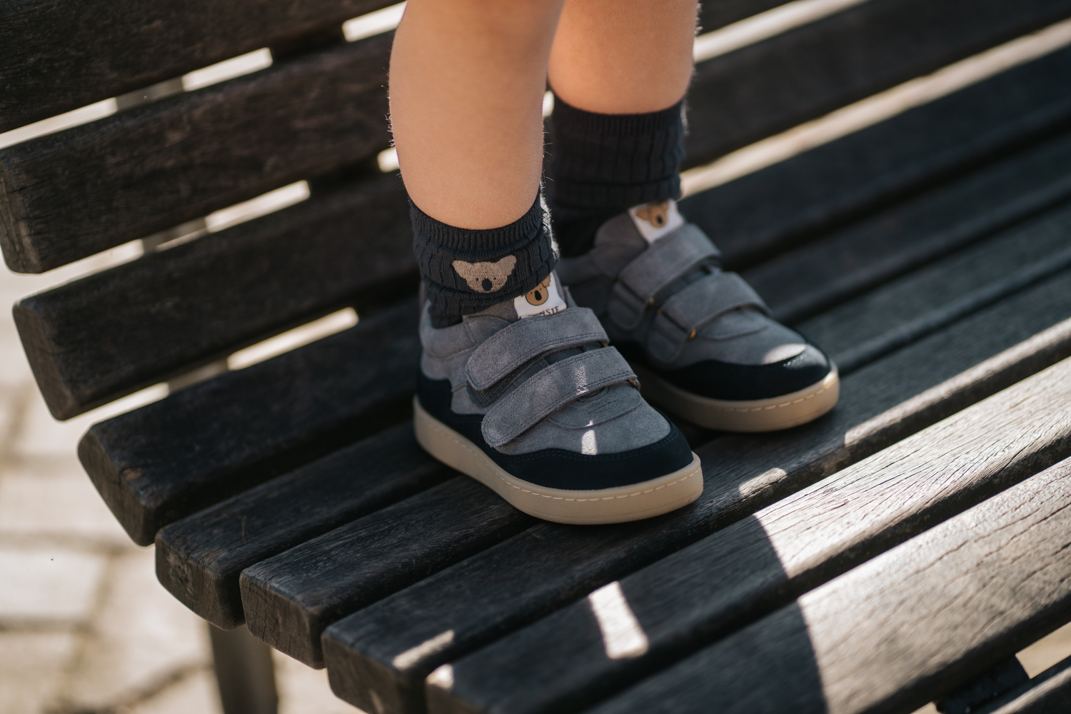 Ivalo Sneakers | Koala | Ice Blue Suede