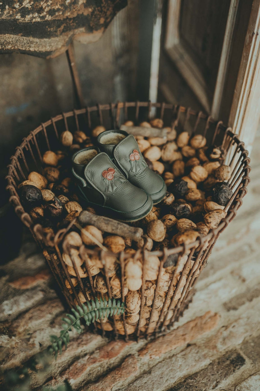 Aggas Booties | Holly | Olive Leather