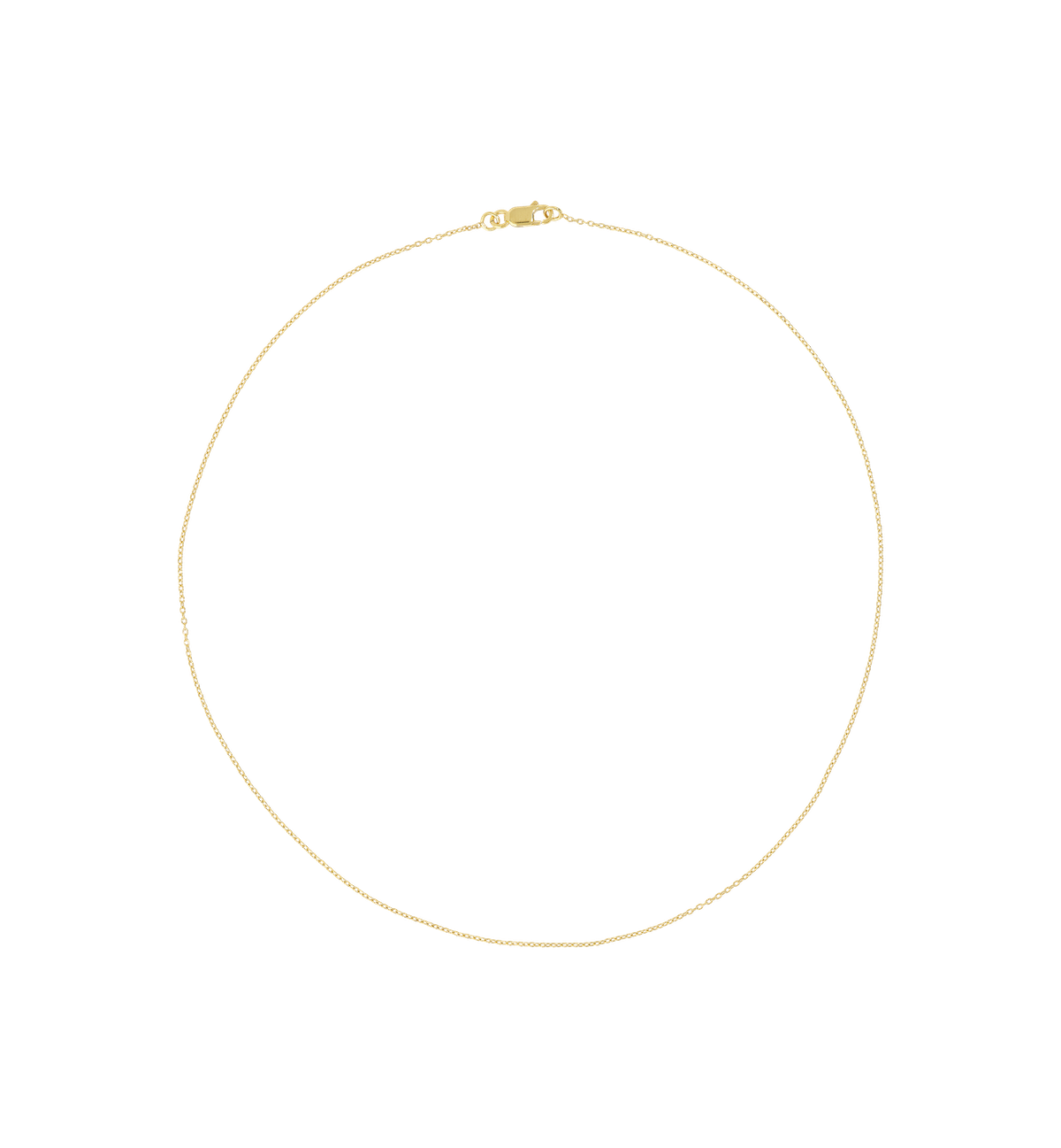 Anchor Plain Necklace | Gold Plated