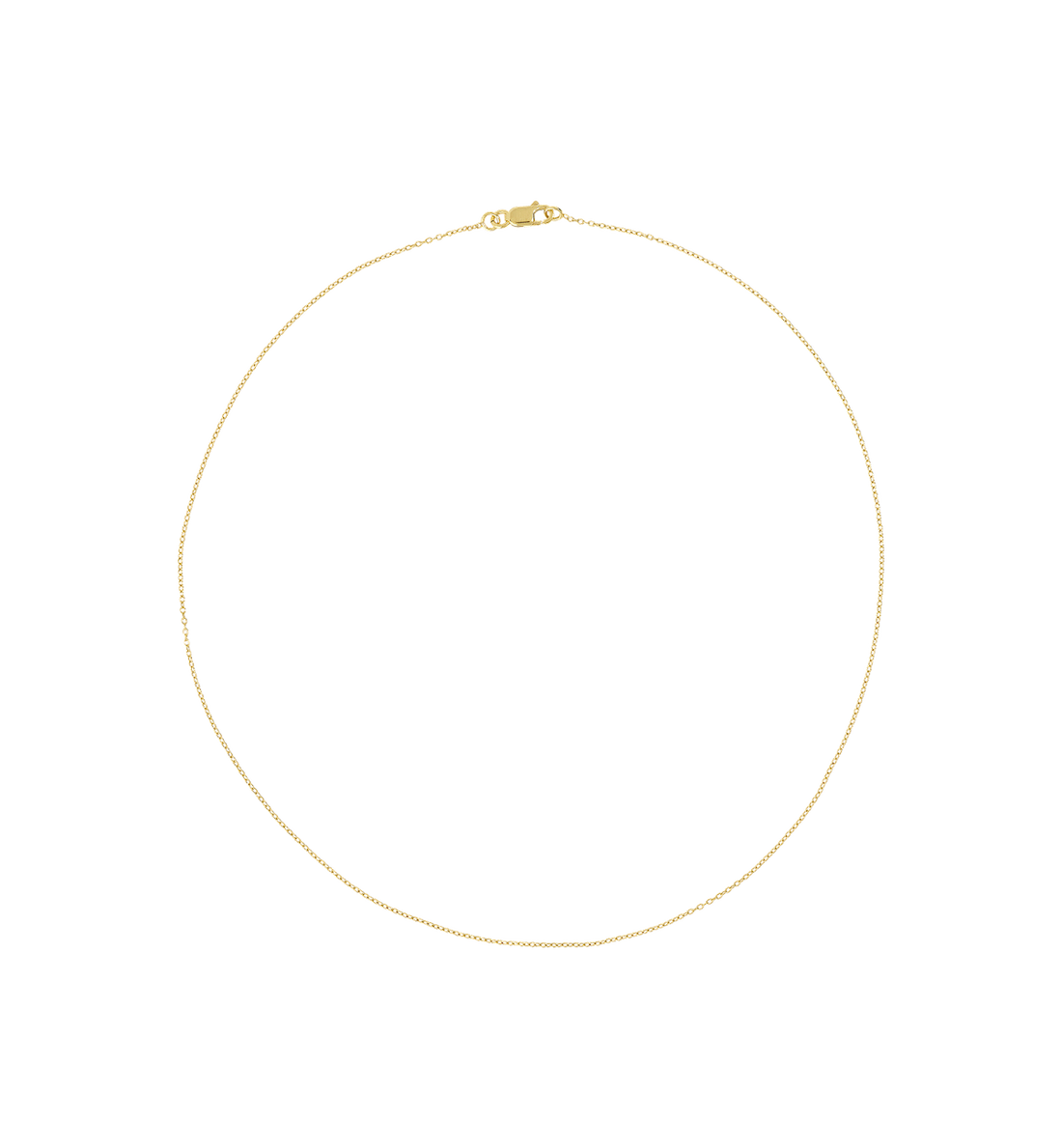 Anchor Plain Necklace | Gold Plated