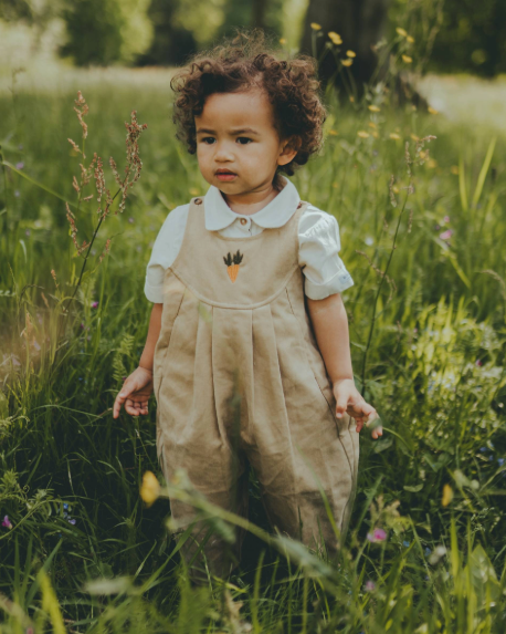 Donsje Amsterdam Unicorn Baby Girls Romper In Offwhite