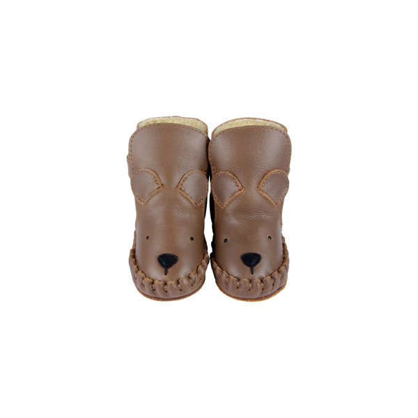 Kapi Classic Booties | Bear | Cognac Classic Leather