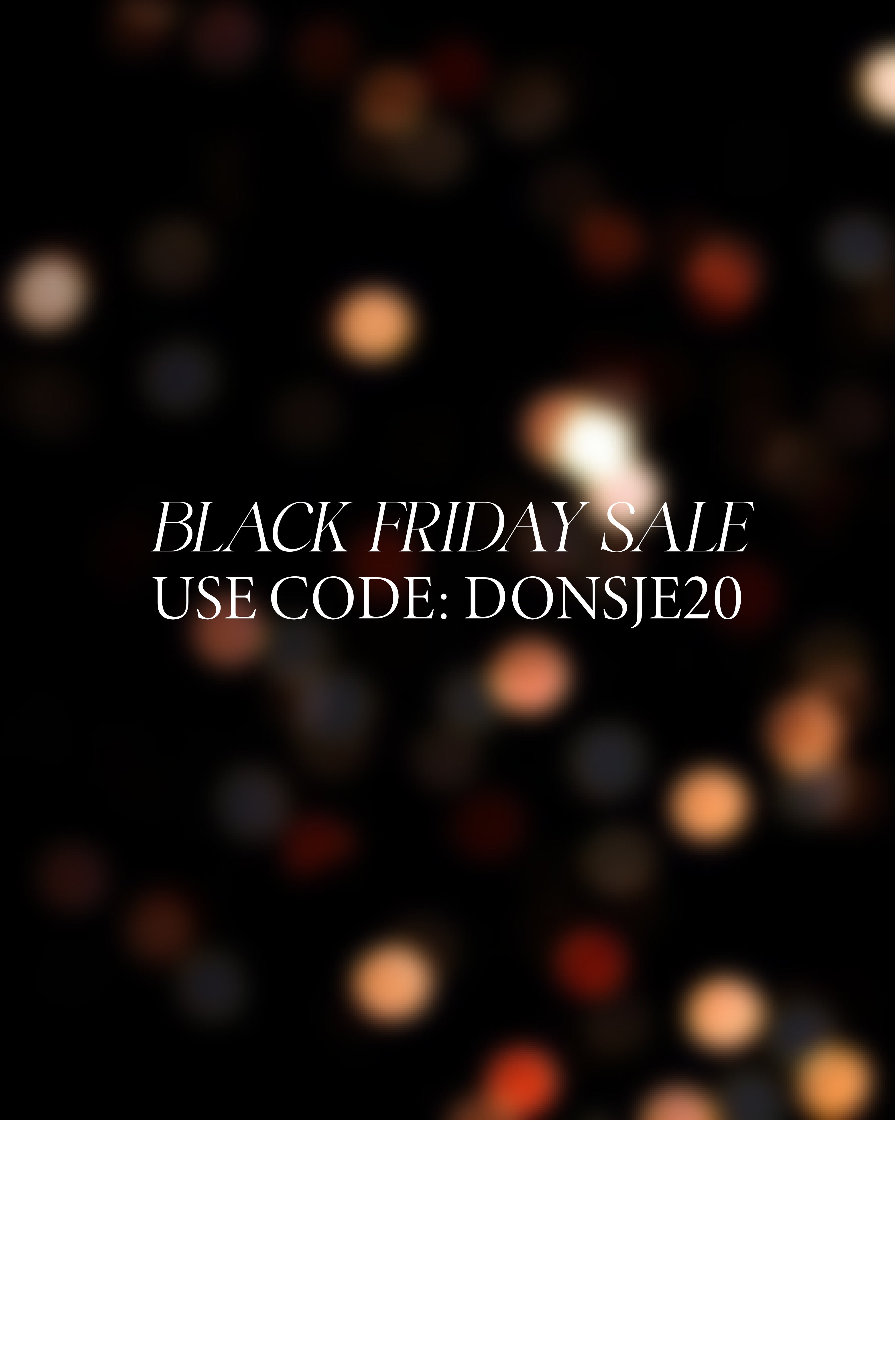 Black Friday sale – Donsje Amsterdam