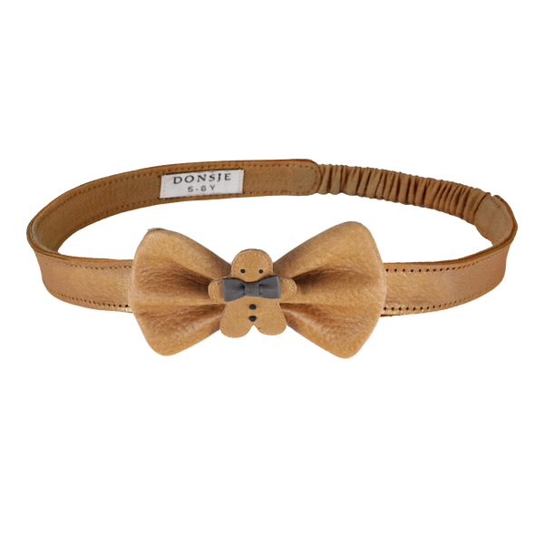 Banoe Headband | Gingerbread | Toast Grain Leather
