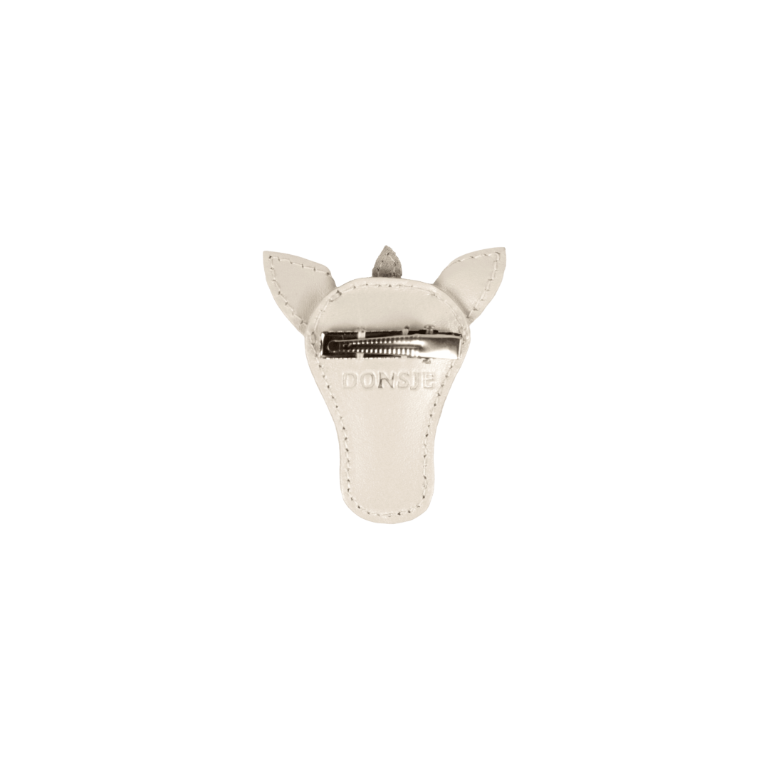 Blinc Clip | Unicorn | Off White Metallic Leather
