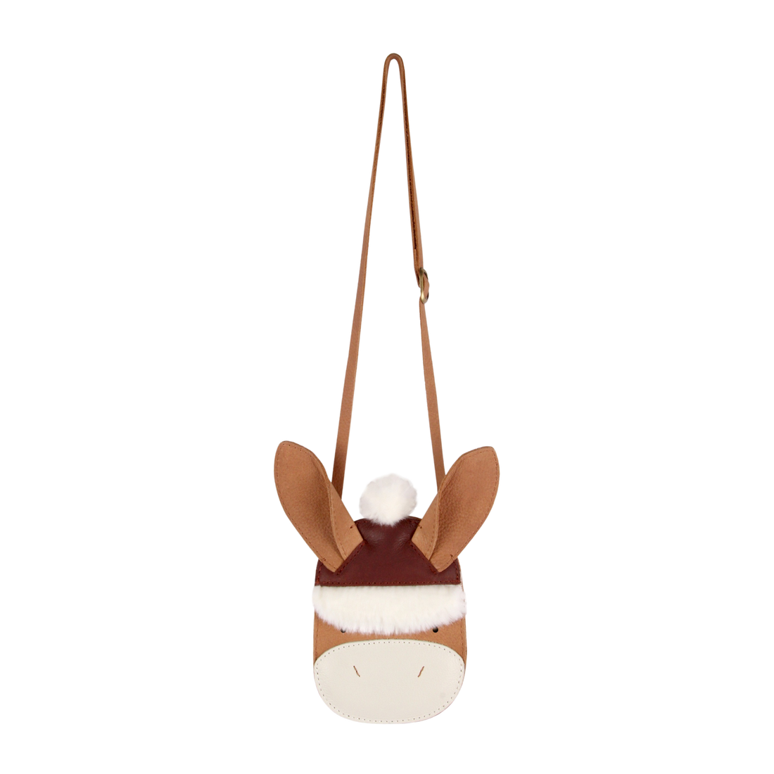 Britta Exclusive Purse | Winter Donkey | Nutmeg Leather