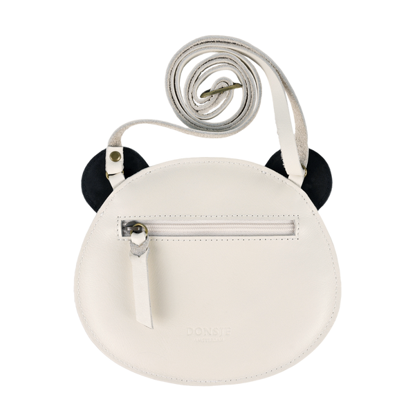 Britta Classic Purse | Panda | Off White Leather