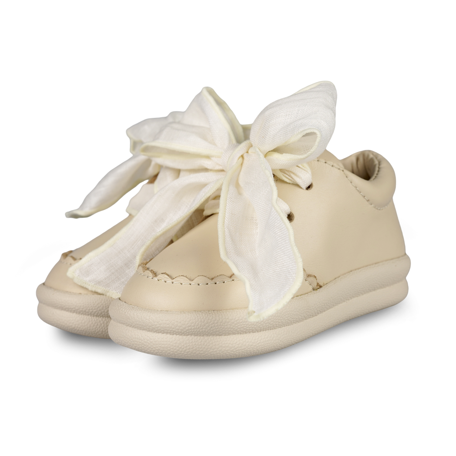 Brookli Sneakers | Cream Leather