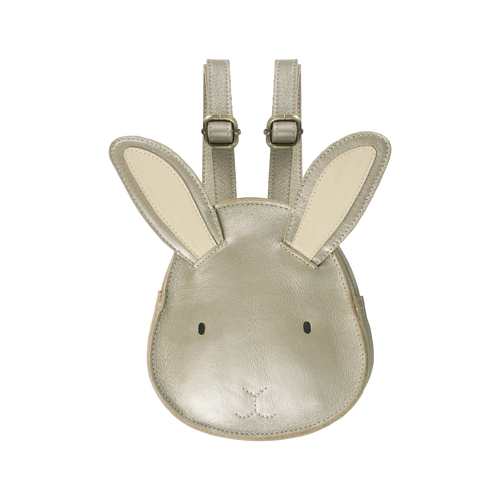 【新品未使用】Donsje Backpack Fluffy Bunny リュック Buna Exclusive Backpack | Bunny | Champagne Metallic Leather