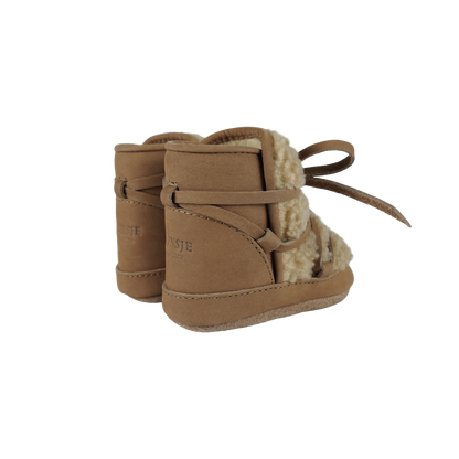 Cassi Booties | Truffle Nubuck