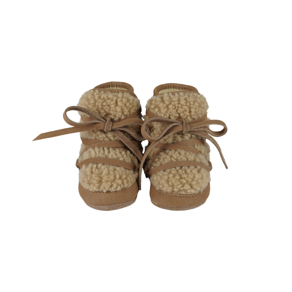 Cassi Booties | Truffle Nubuck