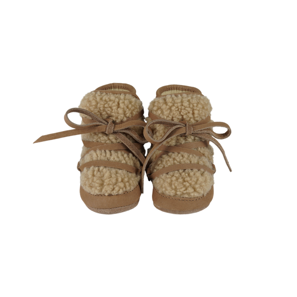 Cassi Booties | Truffle Nubuck – Donsje Amsterdam