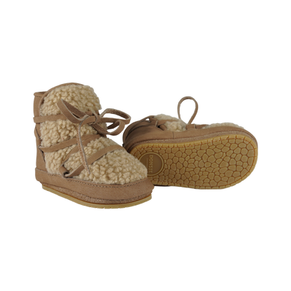 Cassi Booties | Truffle Nubuck