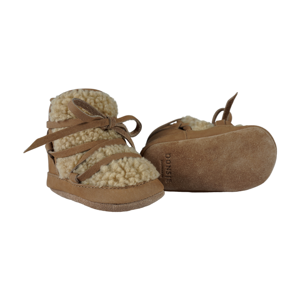 Cassi Booties | Truffle Nubuck