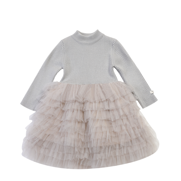 Cecilly Dress | Light Grey