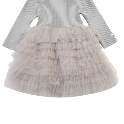 Cecilly Dress | Light Grey