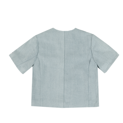 Chellèe Denim Jacket | Stars | Ice Blue